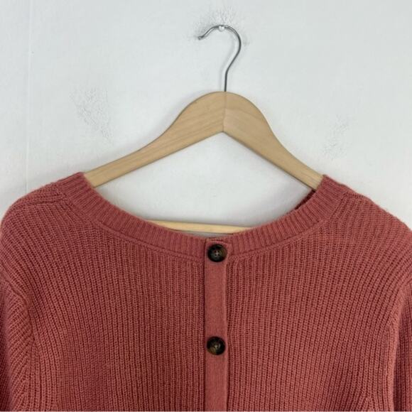 Boden Rossalyn Fluffy Jumper Back Button Sweater Size 12 - Picture 9 of 16